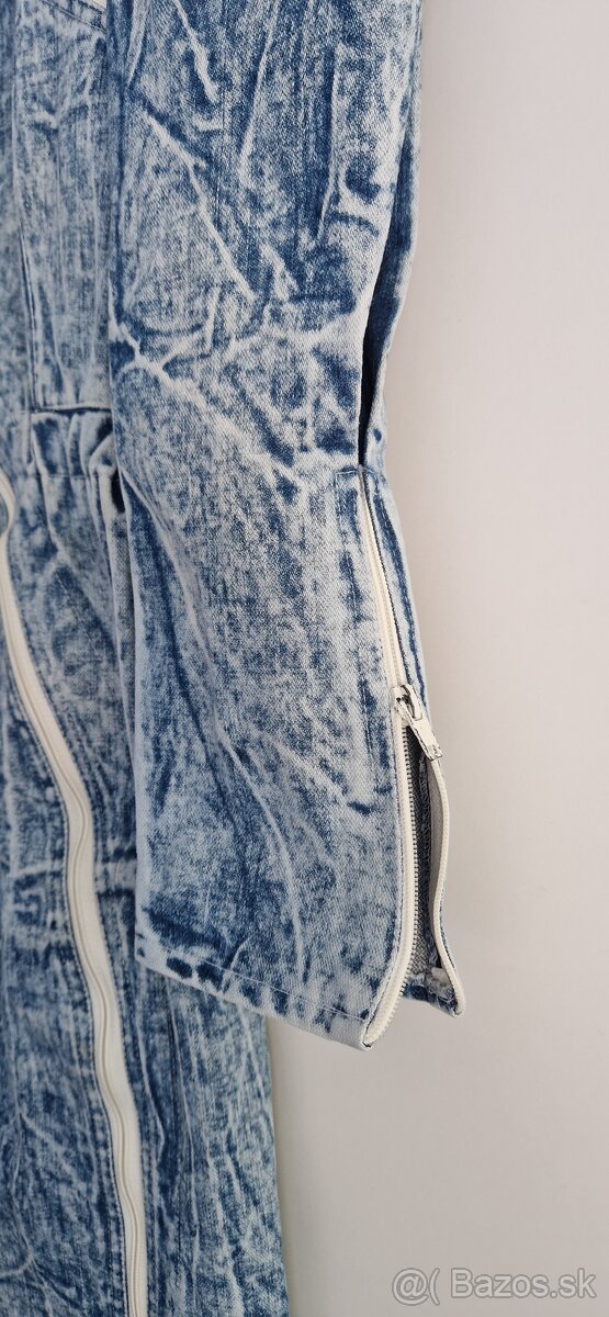 Denim šaty, pletené šaty - 2