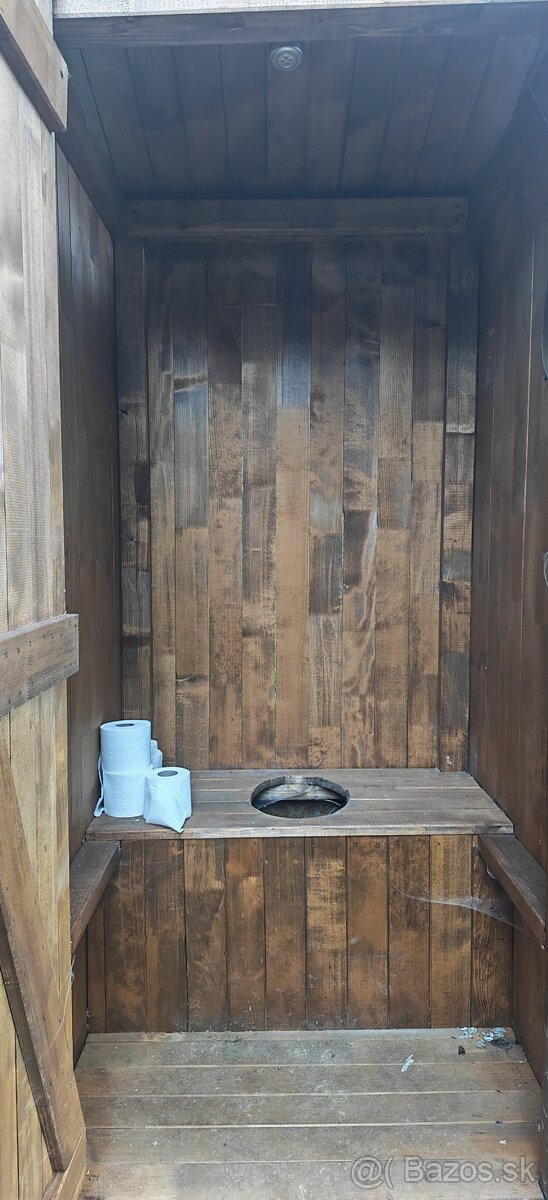 Drevená latrína, suché wc - 2