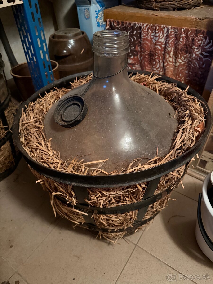 Demižony - rôzne objemy - 2