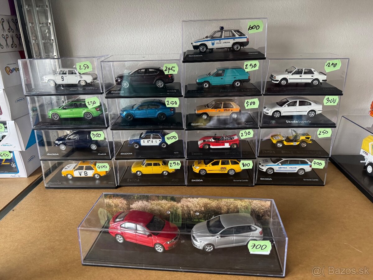 Vánoční výprodej modelů 1:43 Abrex Foxtoys moje - 2