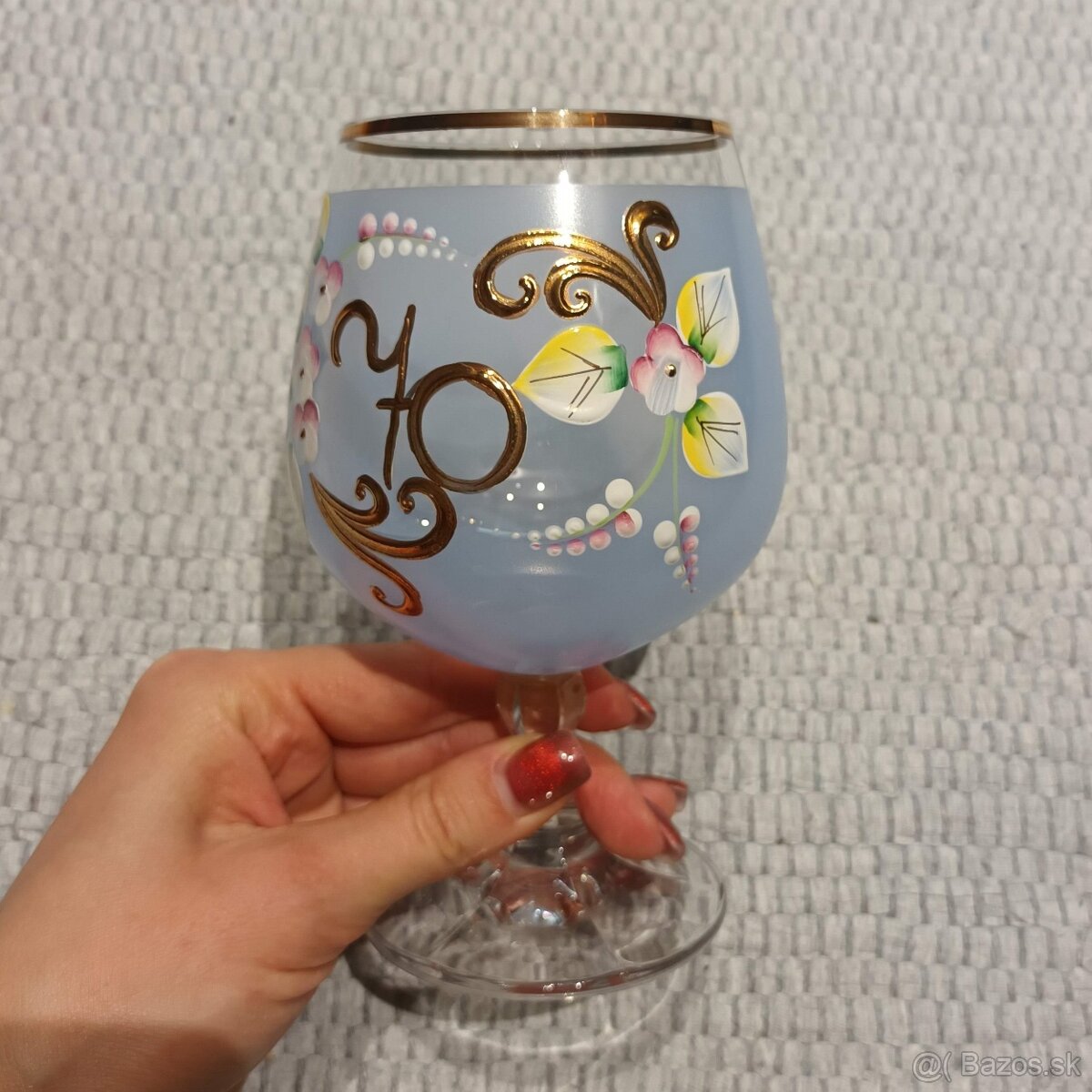 Jubilejný pohár na stopke "70" - 2