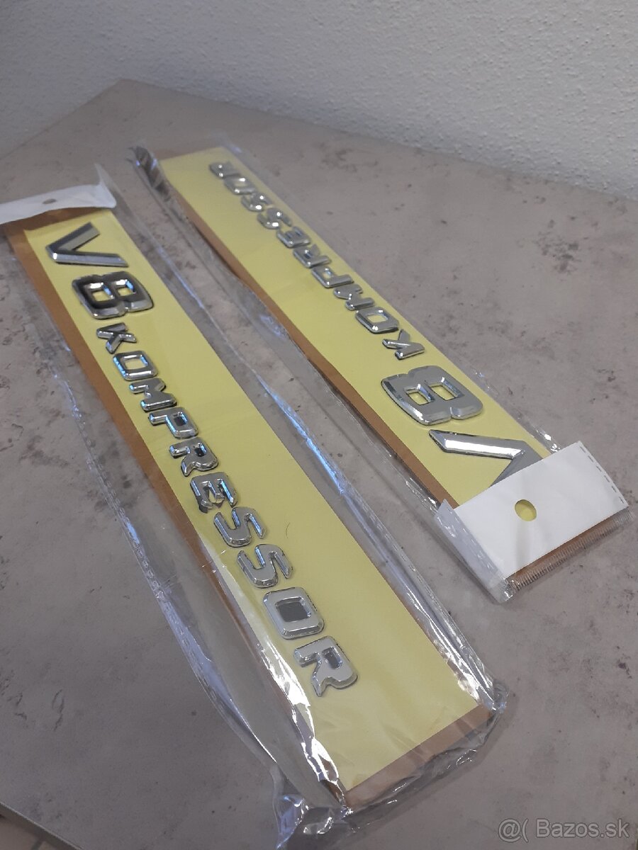 Logo znak Mercedes V8 Kompressor - 2