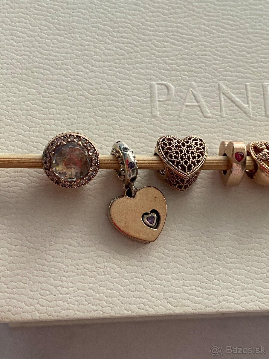 Pandora Rosegold koralky - 2