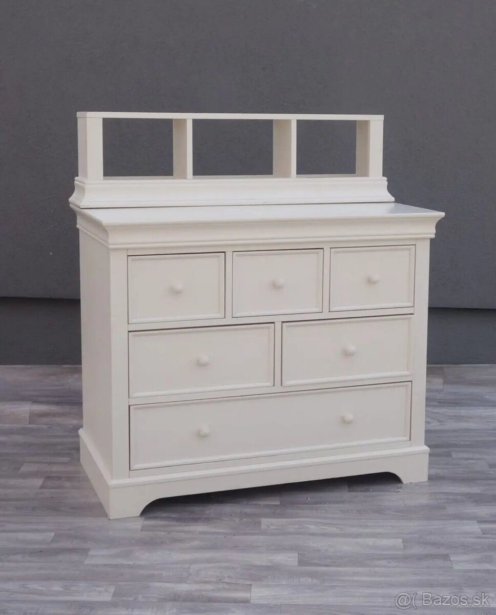 Komoda – prebaľovací pult + polička. - 2