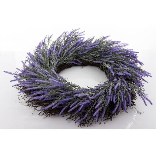 Fialový Levanduľový Veniec 60 cm - 2