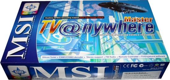 Predám kartu MSI TV@nywhere master 602-8606-010 - 2