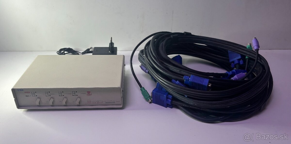4-portový KVM prepínač ATEN CS-114A Master View Plus - 2