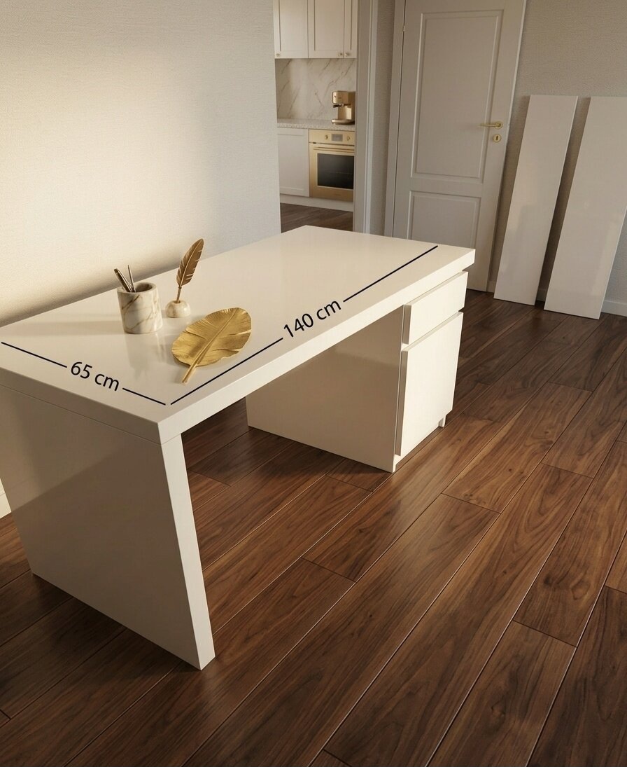Písací stôl Ikea Malm 140x65cm - 2