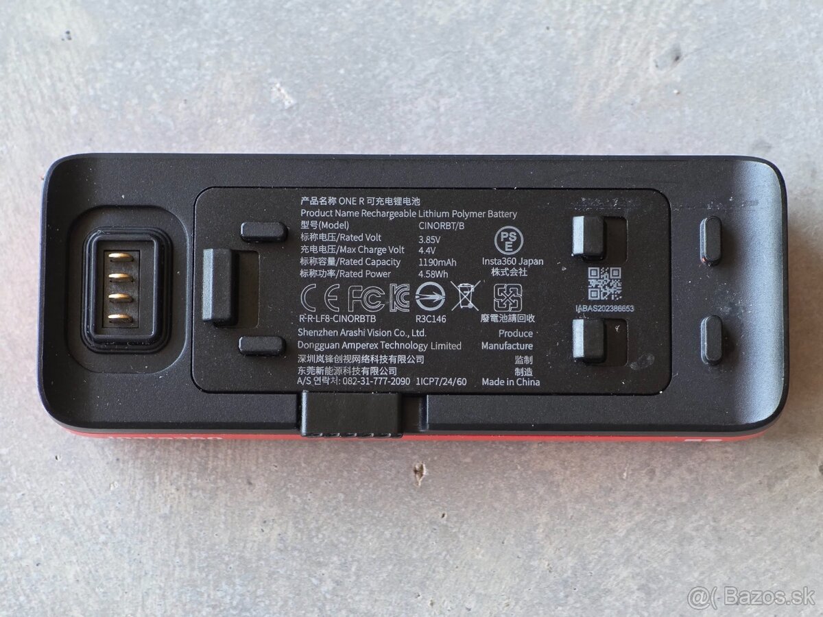 Originalna baterka Insta360 One R (CINORBT/B) - 2