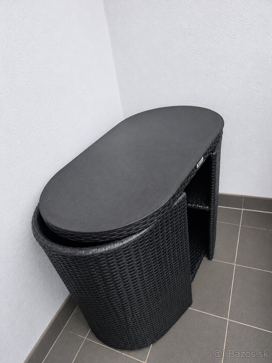 záhradný ratanový set - 2