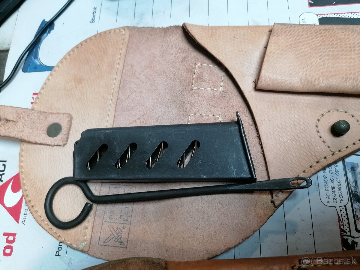 CZ 52 ráže 7,62 x25 Tokarev púzdro a 2x zásobník - 2