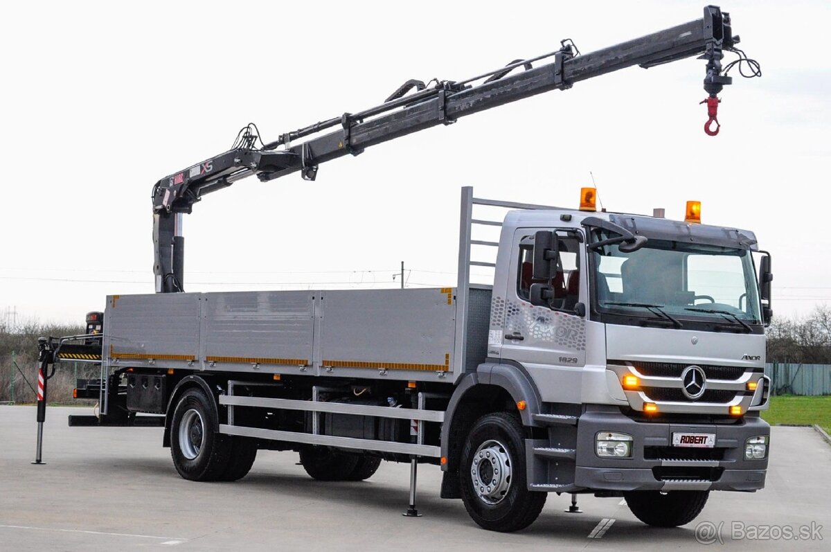 MERCEDES AXOR 1829 VALNÍK + HYDRAULICKÁ RUKA TOP STAV EU5 - 2