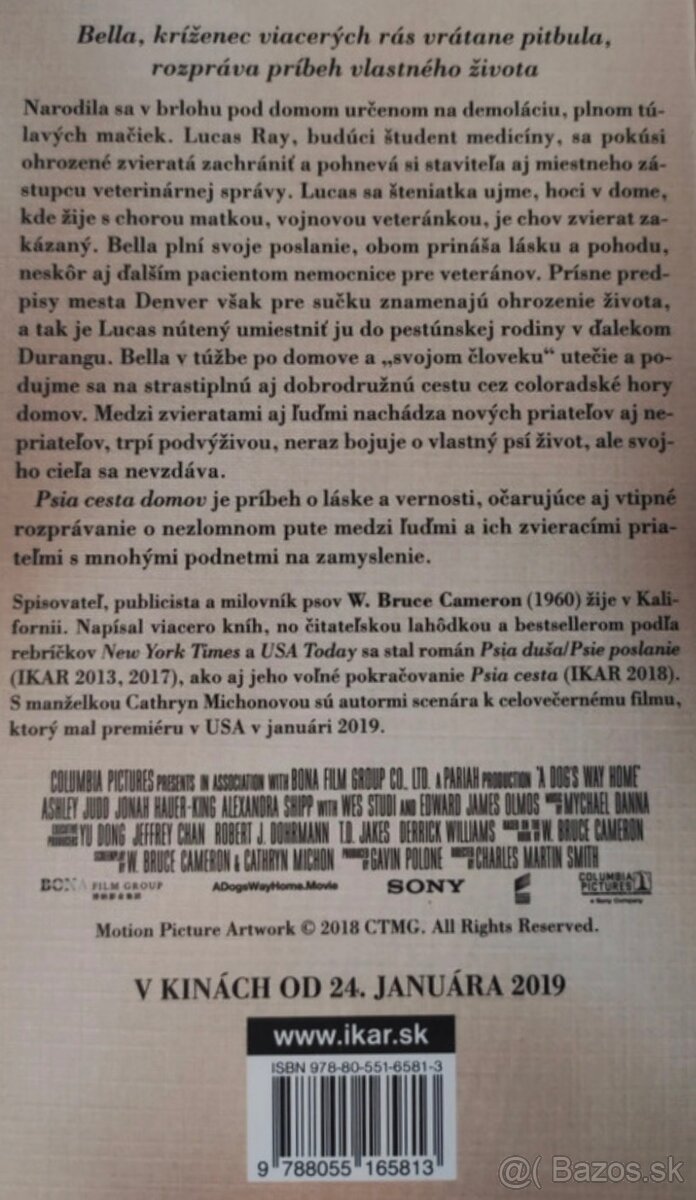 PSIA CESTA DOMOV - W. Bruce Cameron - 2