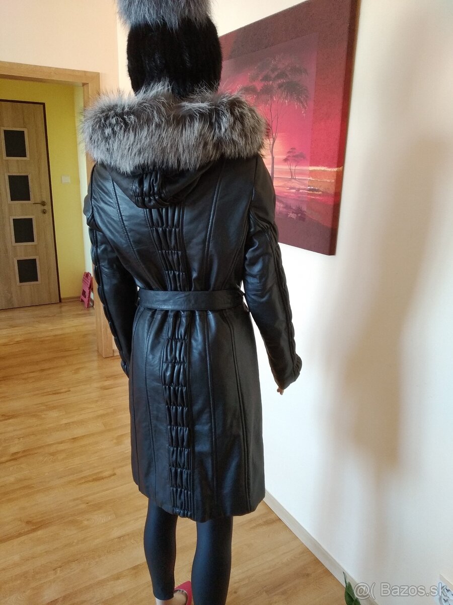 Kara zimná kozena Bunda s liskou - 2