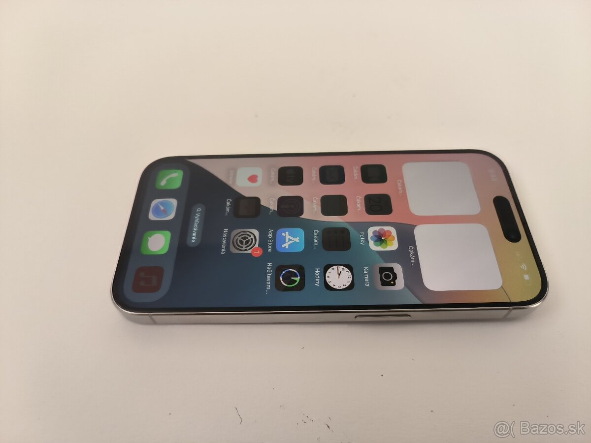 apple iphone 15 PRO 128gb White Titanium / Batéria 100% - 2