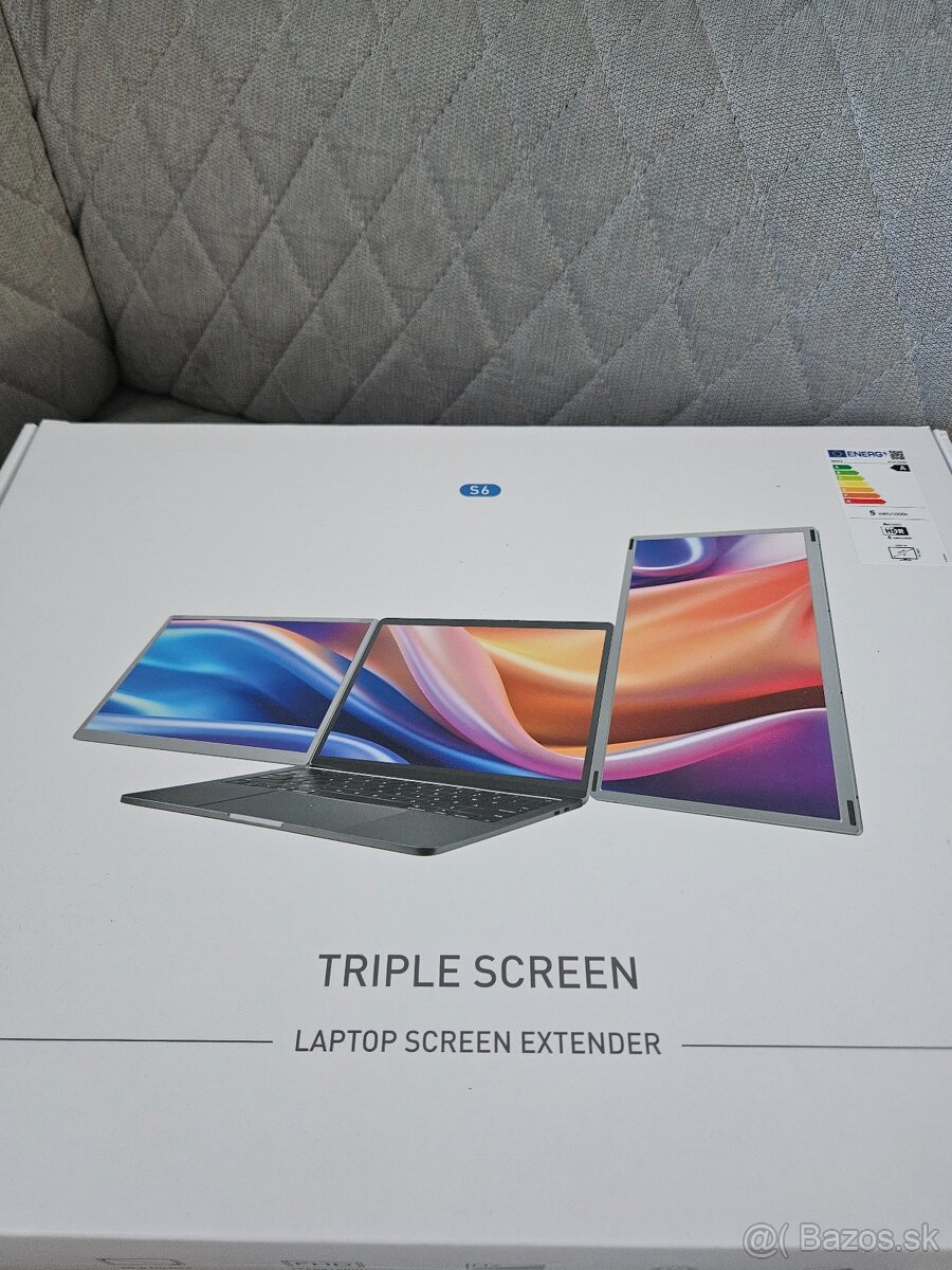Kwumsy triple screen S6 - rozšíriteľný monior pre notebook - 2