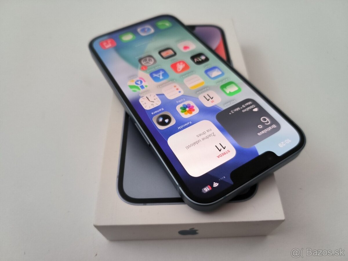 apple iphone 14 128gb Blue / Batéria 100% - 2