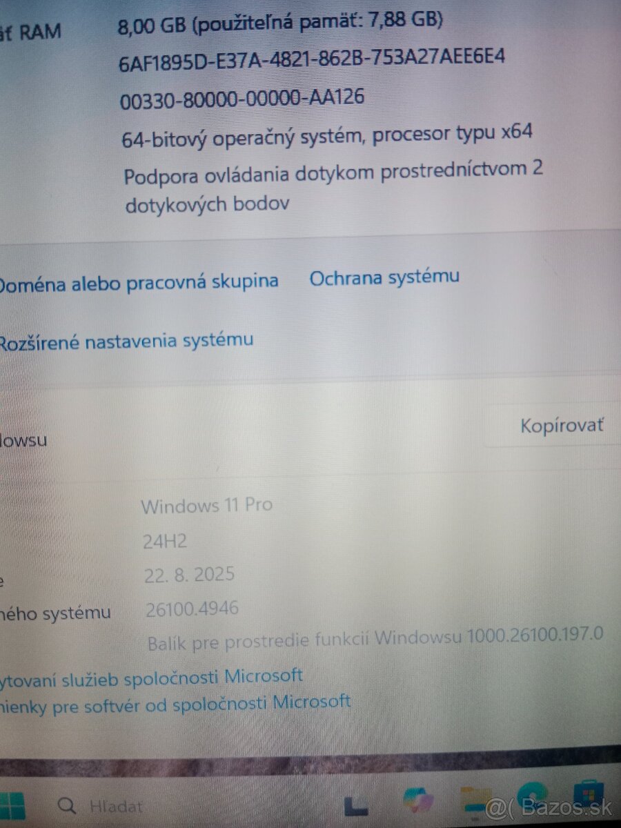 15,6" notebook Lenovo thinkpad T540P / 8GB/256GB TOP stav - 2