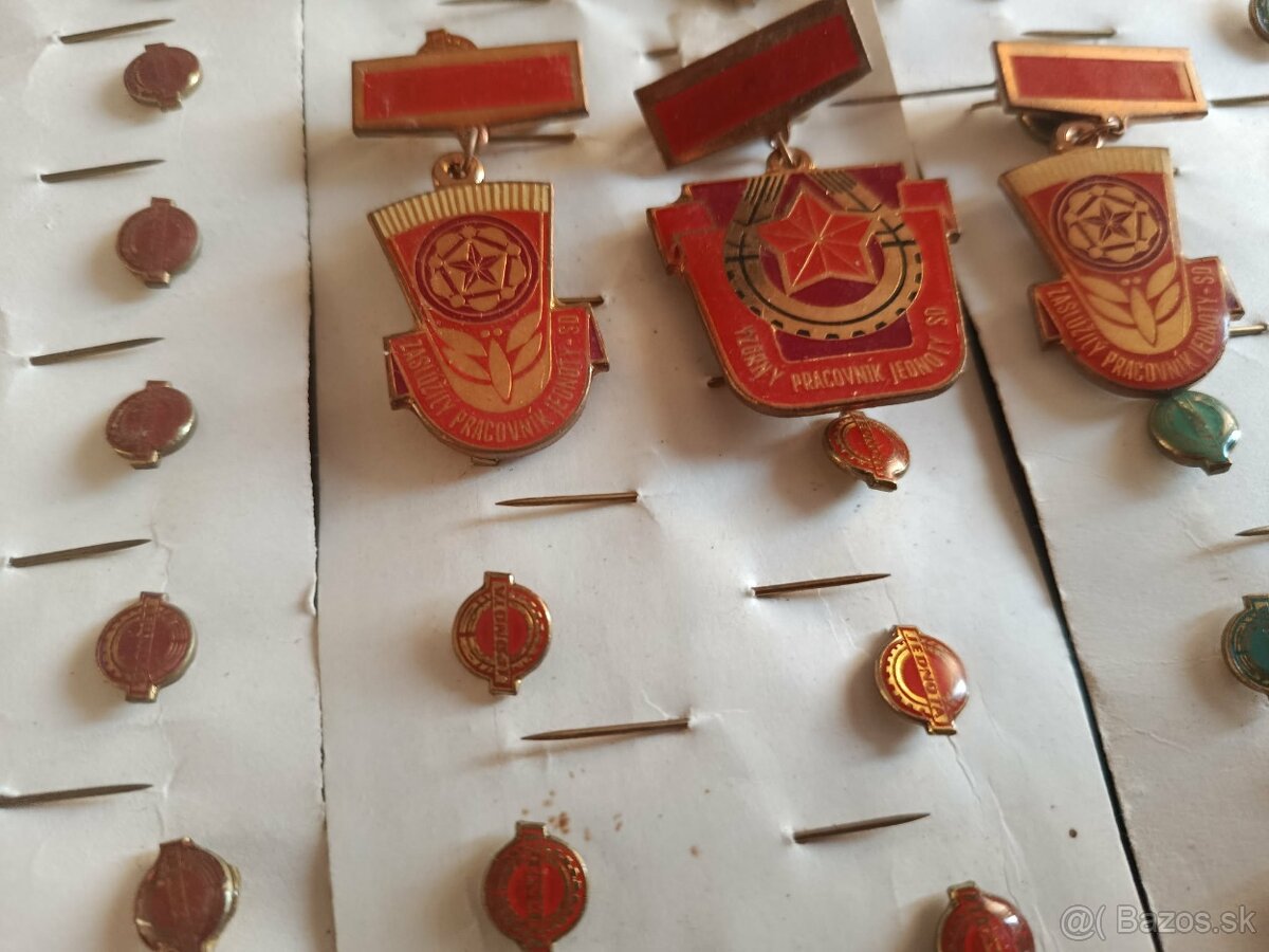 Odznaky jednota a staré stojánky jednota - 2