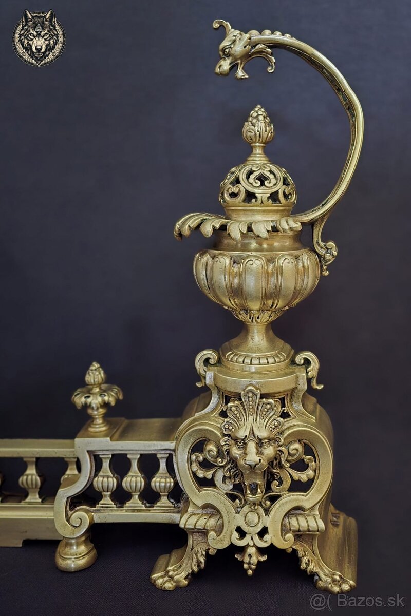 Monumentálna krbová zábrana – 19. storočie - 2