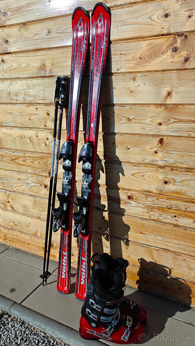 LYŽE VOLKL SUPERSPORT S 168CM + NORDICA NXT N3R 28CM - 2
