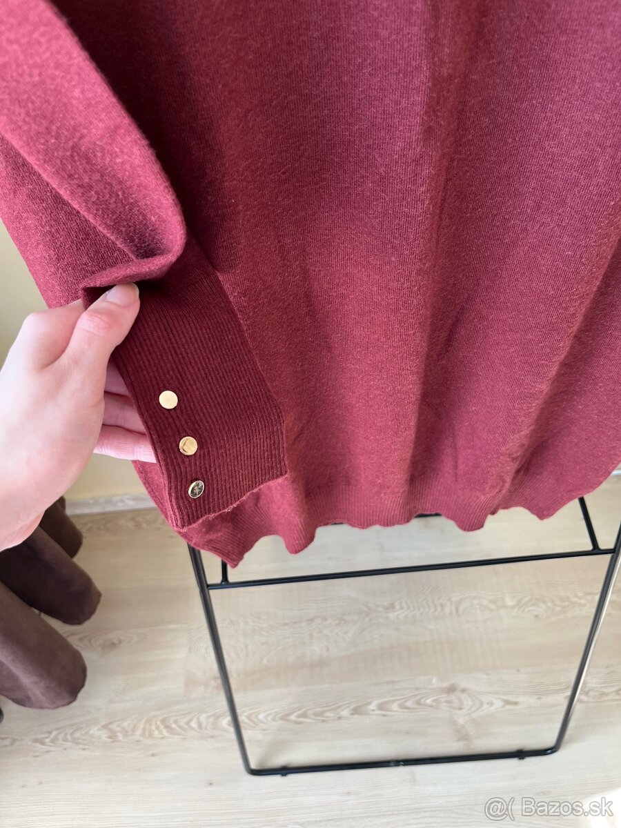 Svetrové rolákové šaty XS - 2