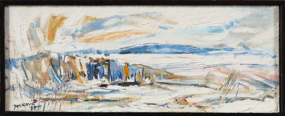 Jozef Jackanič - Zima 1988 olej - 2