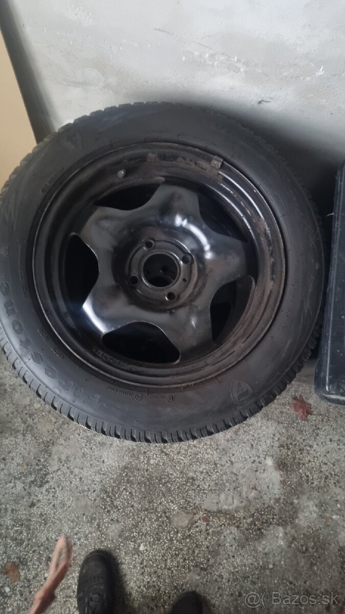Zimne pneu s original diskami citroen c3, 205/55 r16 - 2