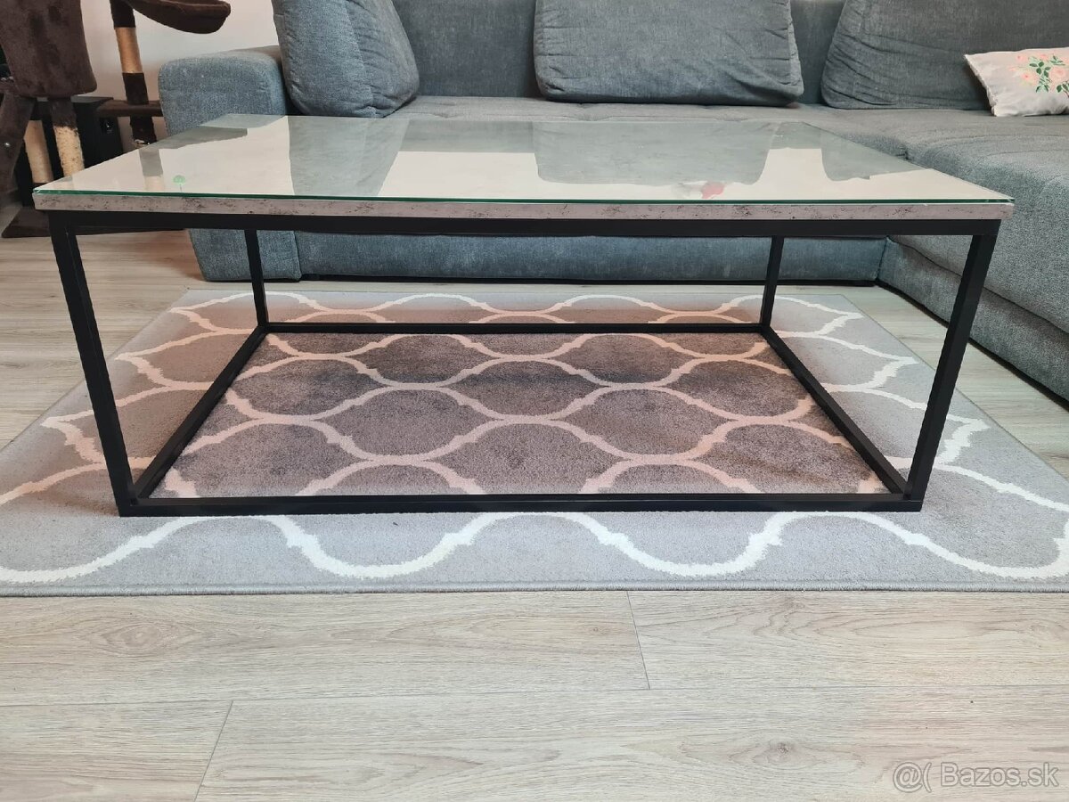 Konferenčný stolík so sklom - 2