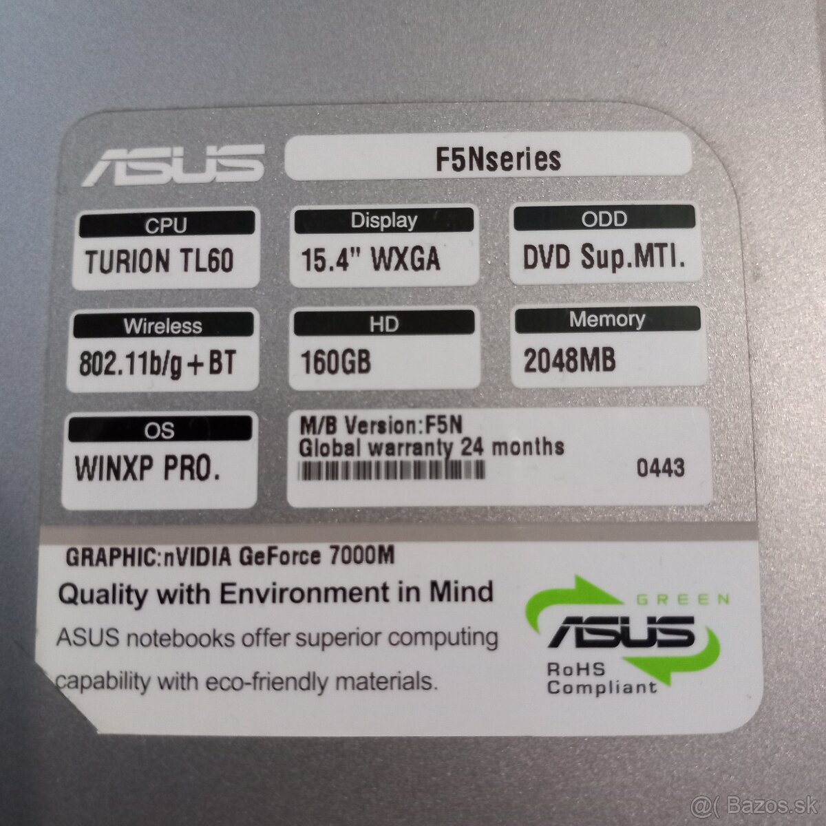 Predám použitý Notbuk v 100 % Stave. - 2