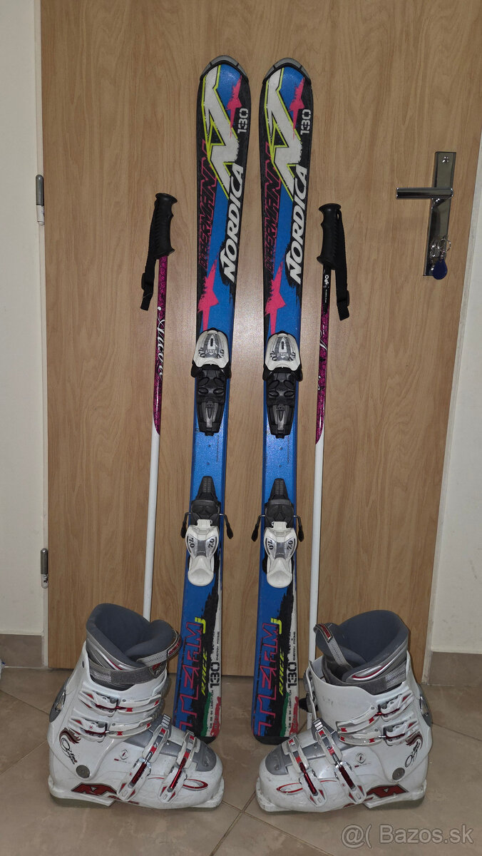 Lyže s palicami a lyžiarkami - 2