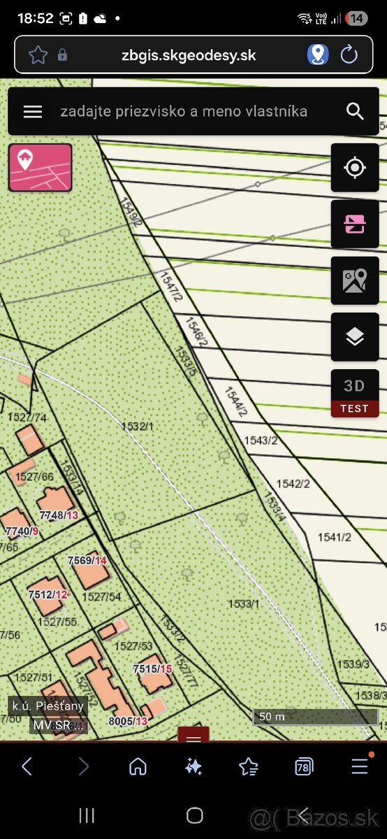 Pozemok Piešťany 5628m2 - 2