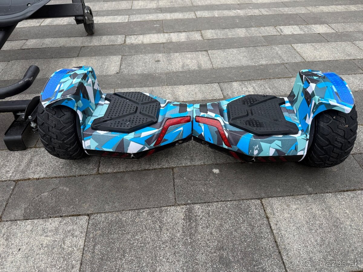 Hoverboard s volantom a károu - 2