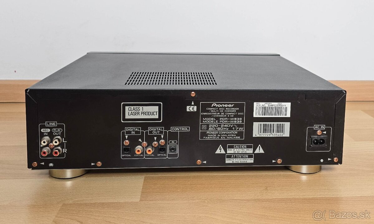 Pioneer PDR-W 839 / CD prehravac- Rekoder - 2