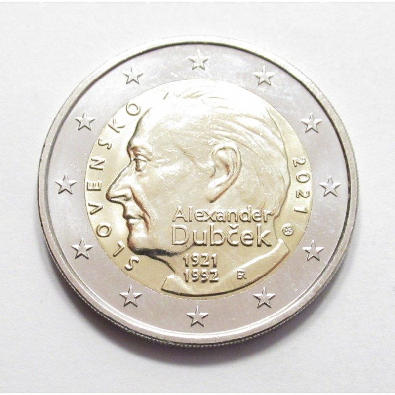 25 x Slovensko 2 € 2021 - Alexander Dubček - 2