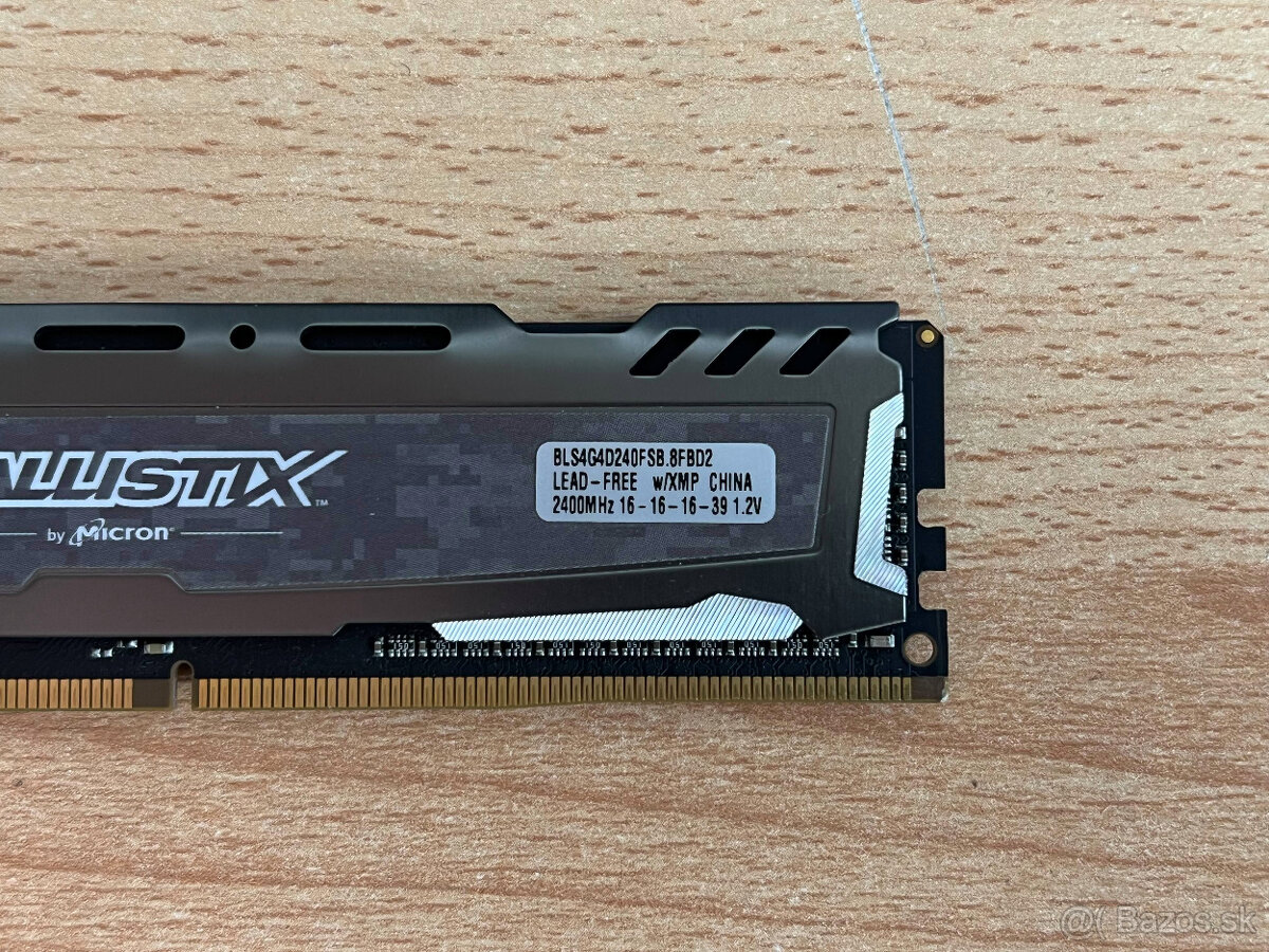 Predám pamäťové moduly DDR4 4GB - 2