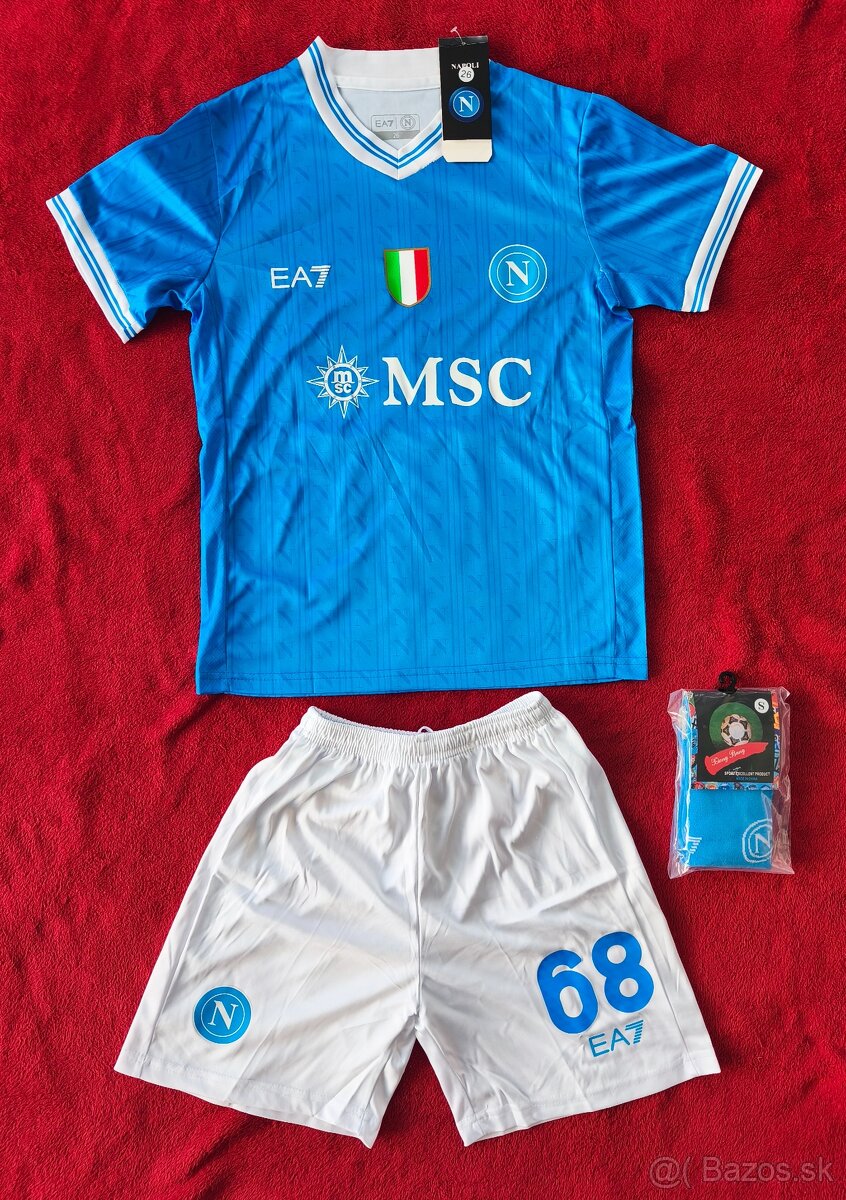 Detský futbalový dres SSC Neapol - Lobotka - 2