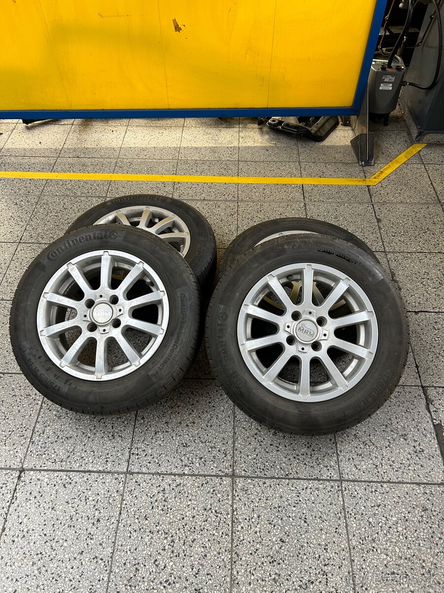 Disky 4x100 R14 + pneumatiky - 2