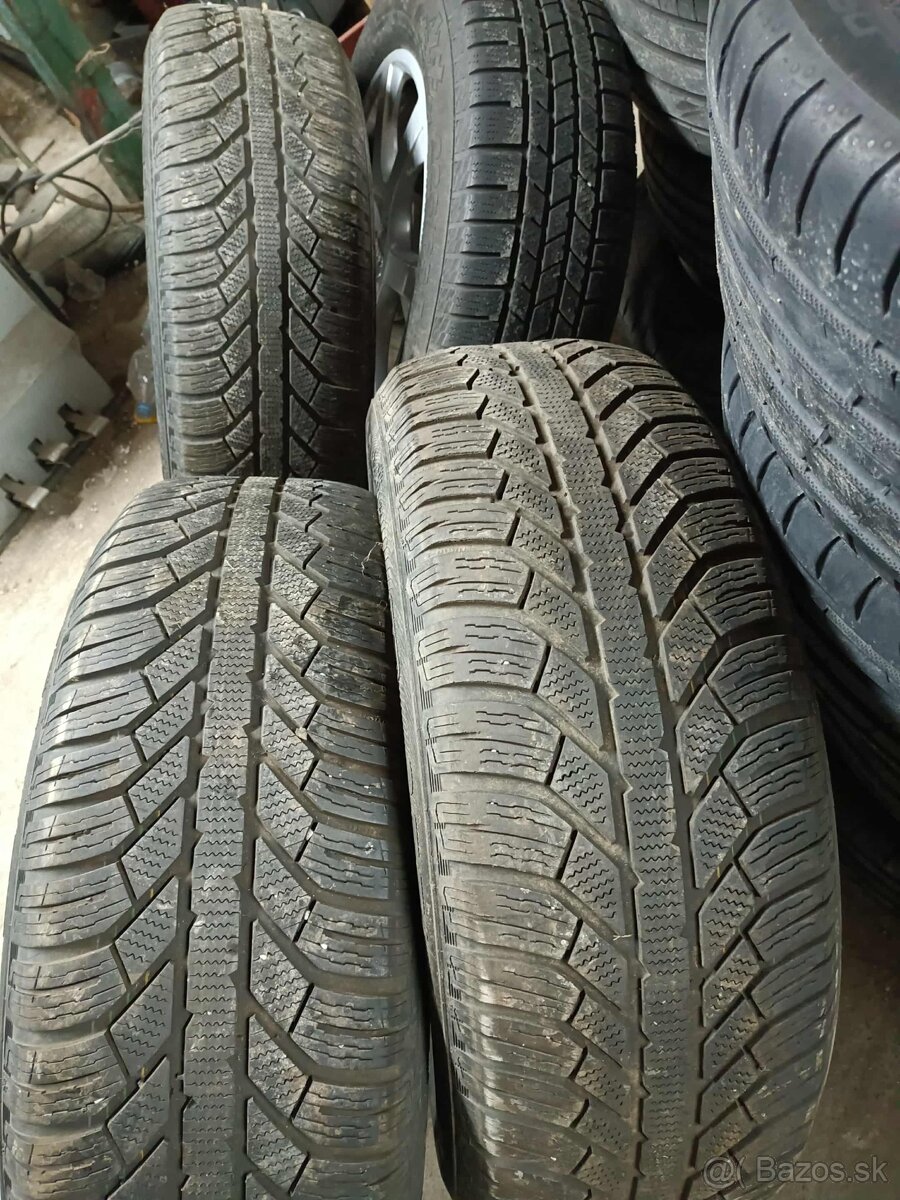 ❄️zimná 4ks alu disky orig. Audi 5x112 R17 pneu 235/65 r17 - 2