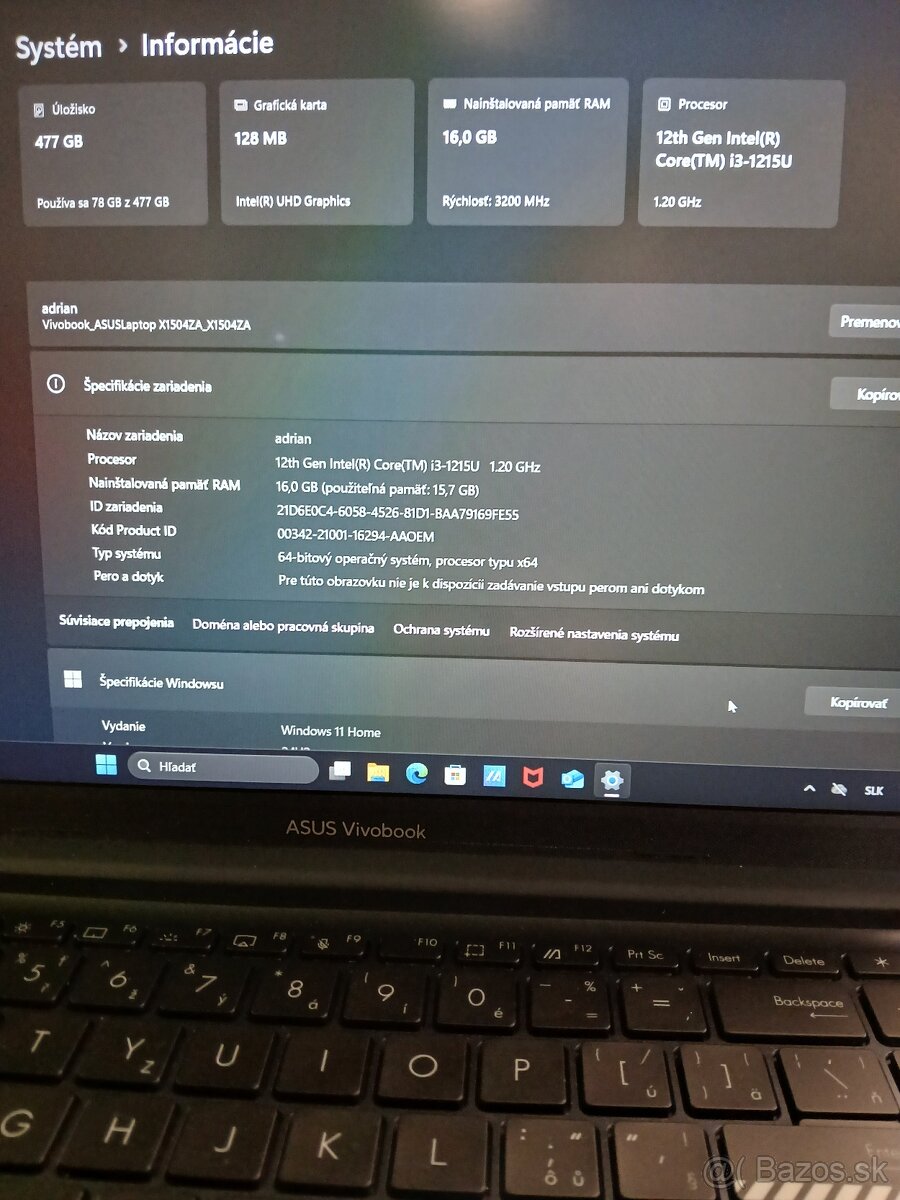 Asus Vivobook 15 - 2