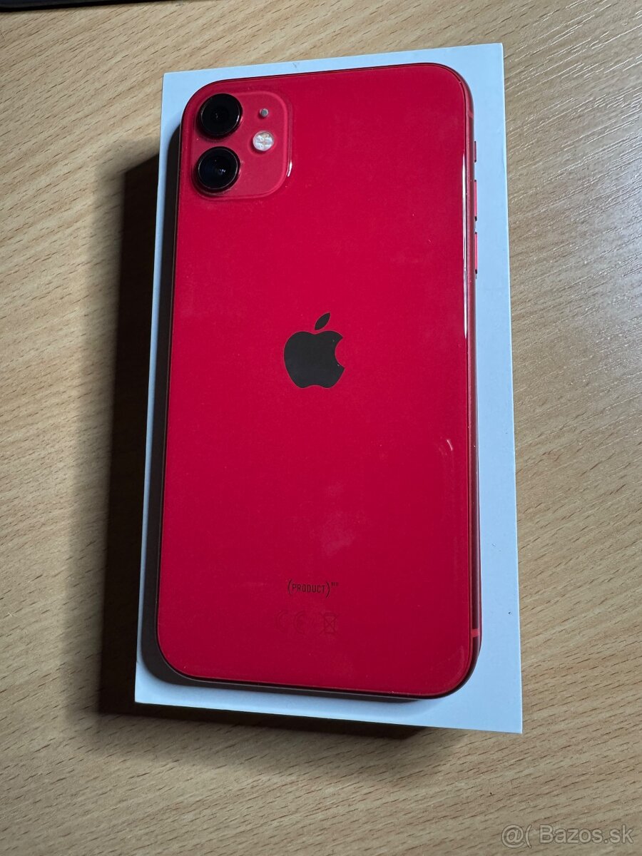 Predám iPhone 11 64GB Red - - 2