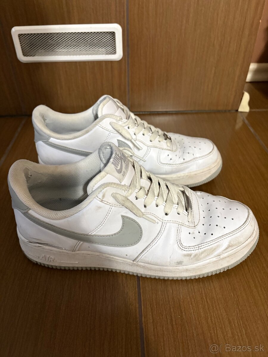 NIKE Airforce 1 - bielo/sivá - 2