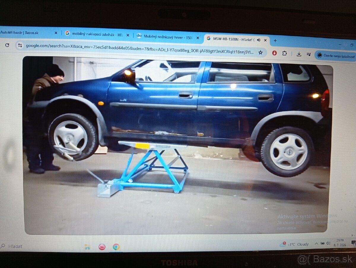 Mobilný nožnicový zdvihák - 2