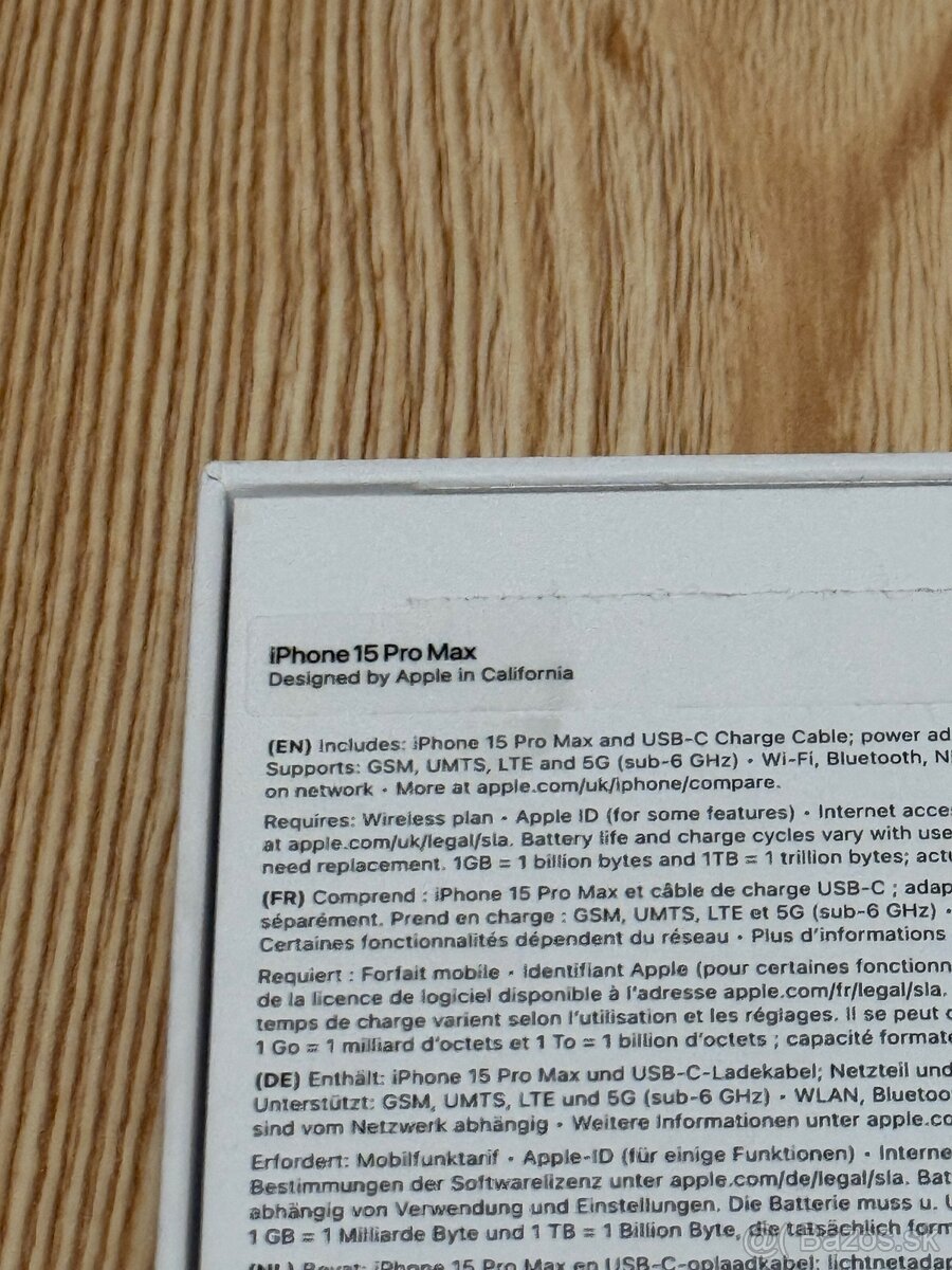 Krabica od iphone 15 pro max - 2