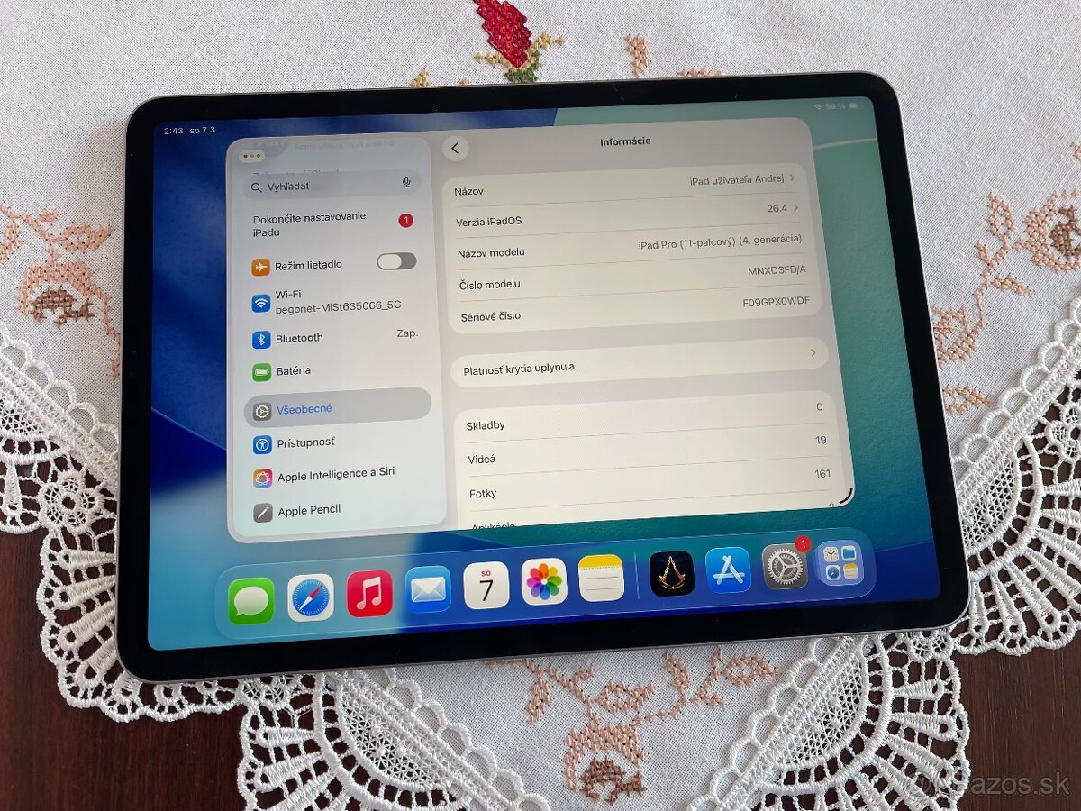iPad Pro 11" M2 128GB - 2