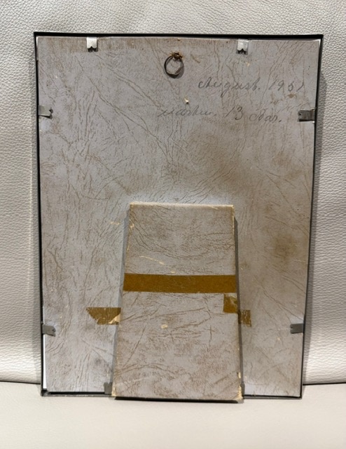 Starý obrázok v ráme - 2