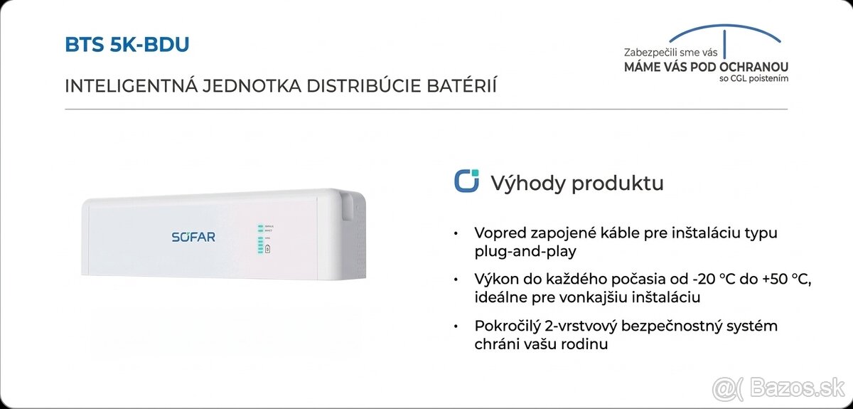 Riadenie batérie Sofar BTS-5K-BDU - 2