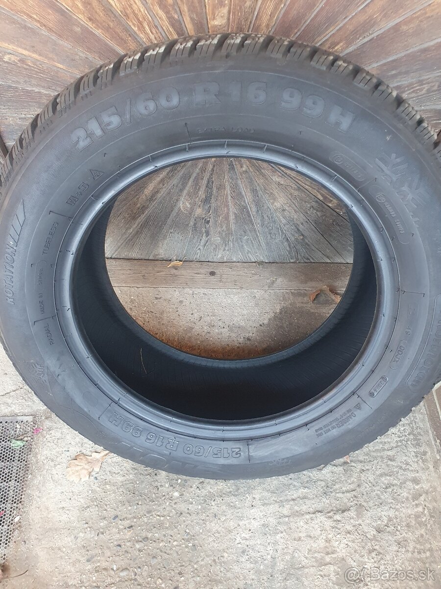Predam pneumatiku 215/60 R16 - 2