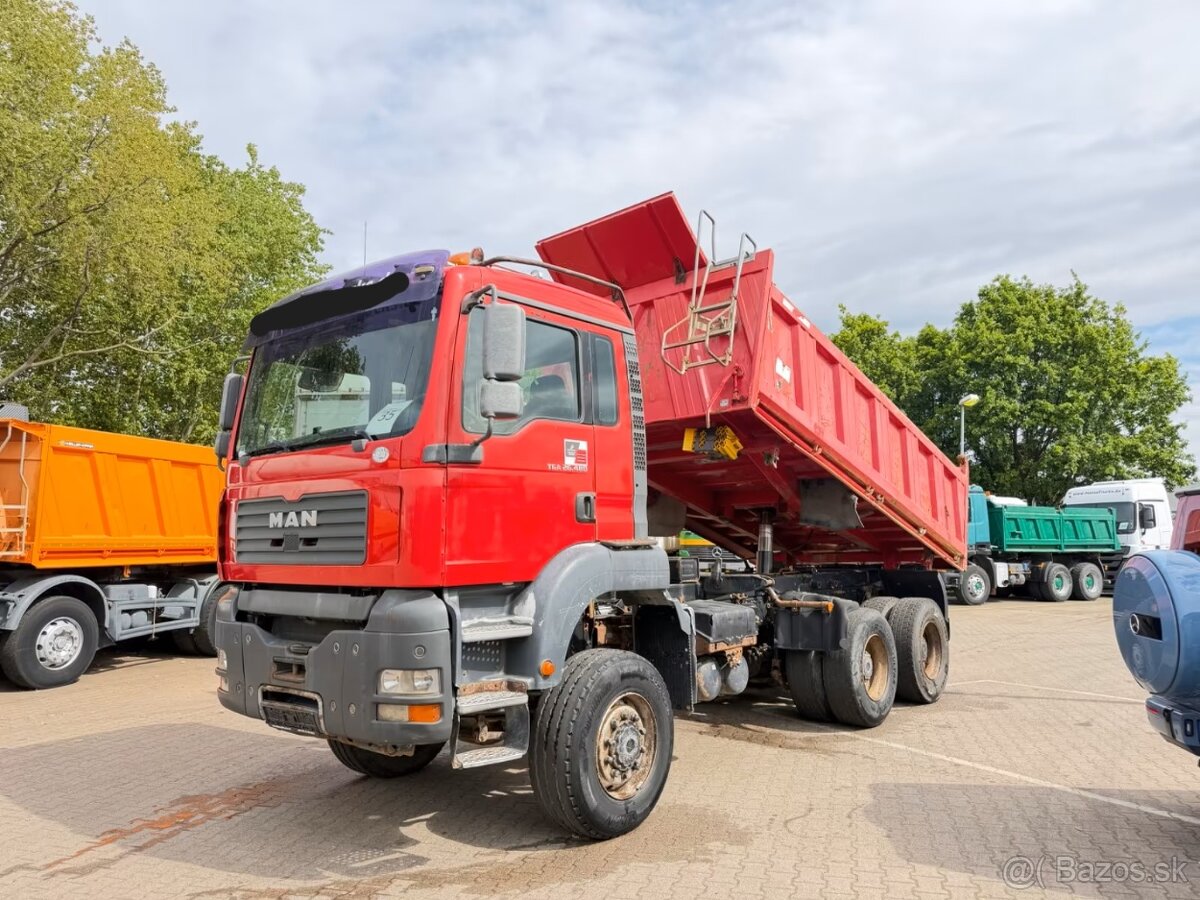 MAN TGA 26.480, sklápač,. 6x6 - 2