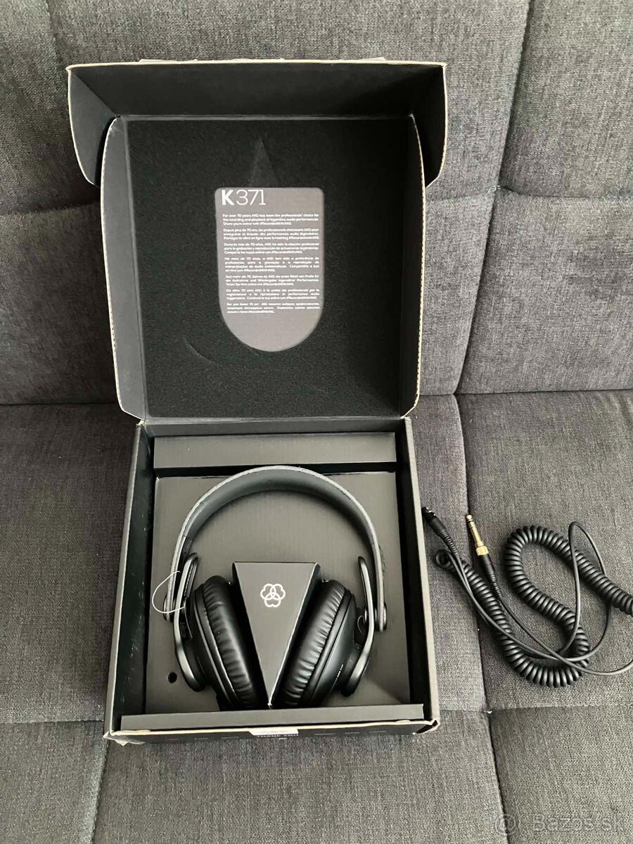 Štúdiové slúchadlá AKG K371 - 2
